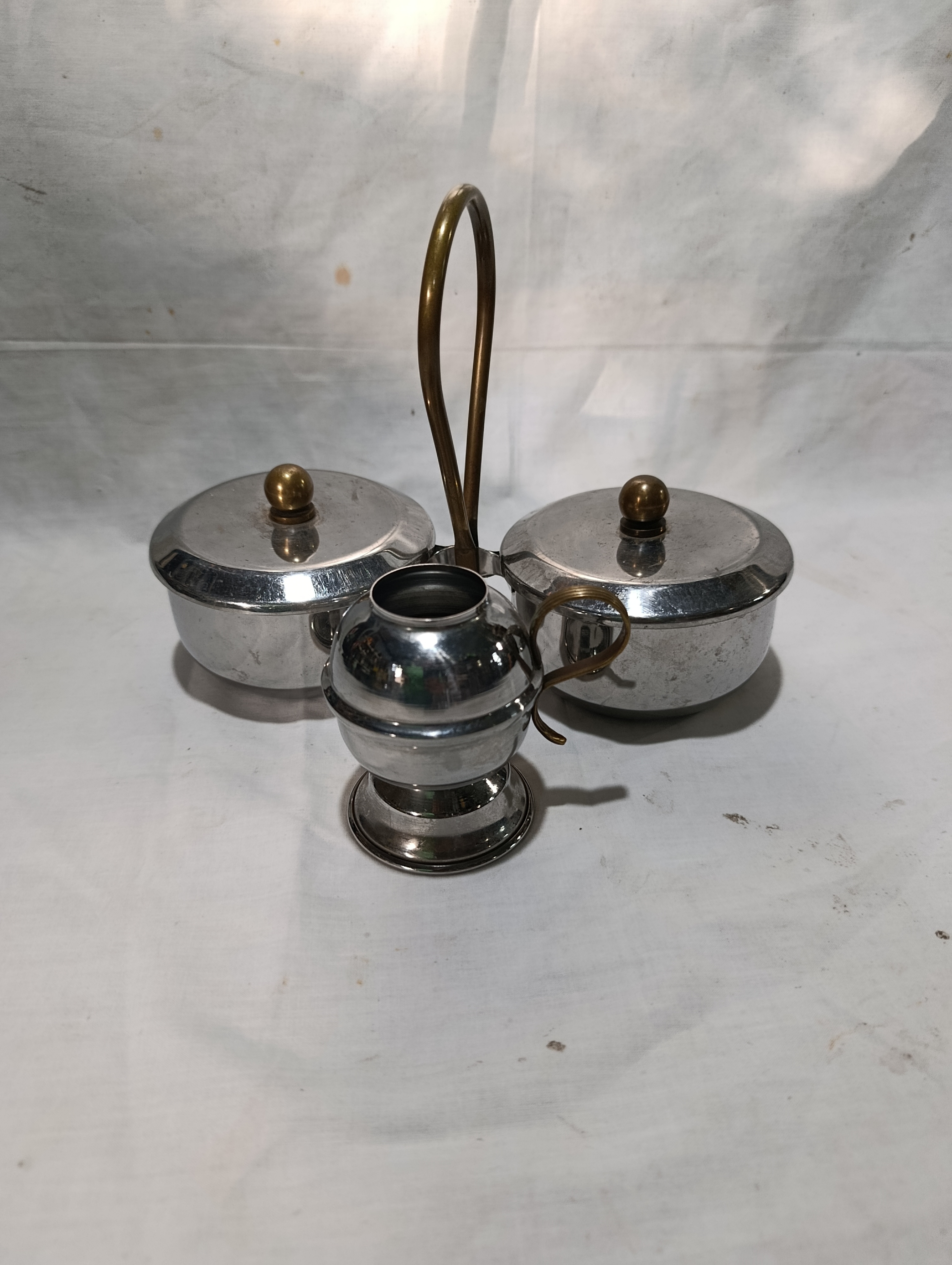 Azucarero y yerbero con mate