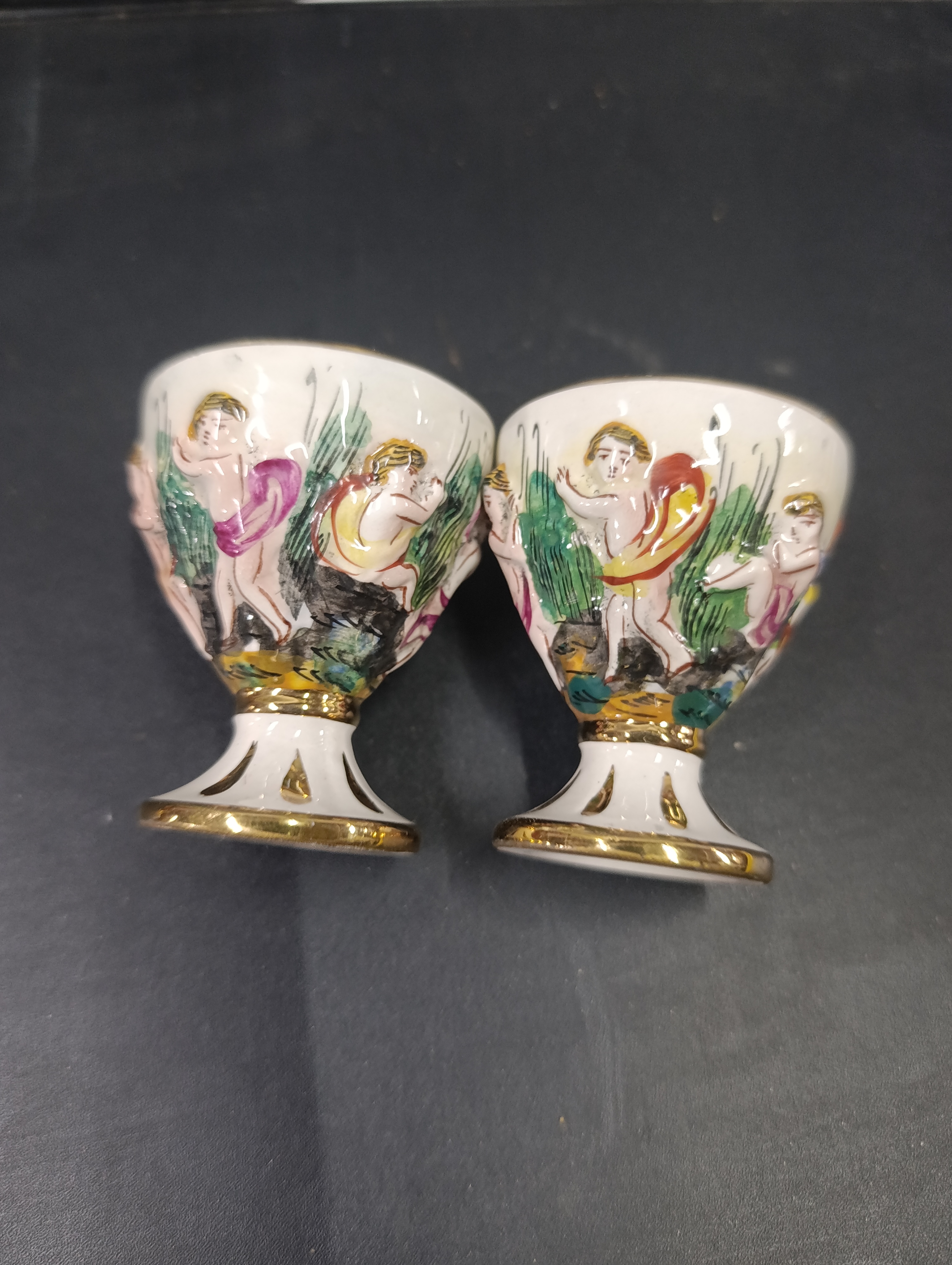 Porta huevo capodimonte 