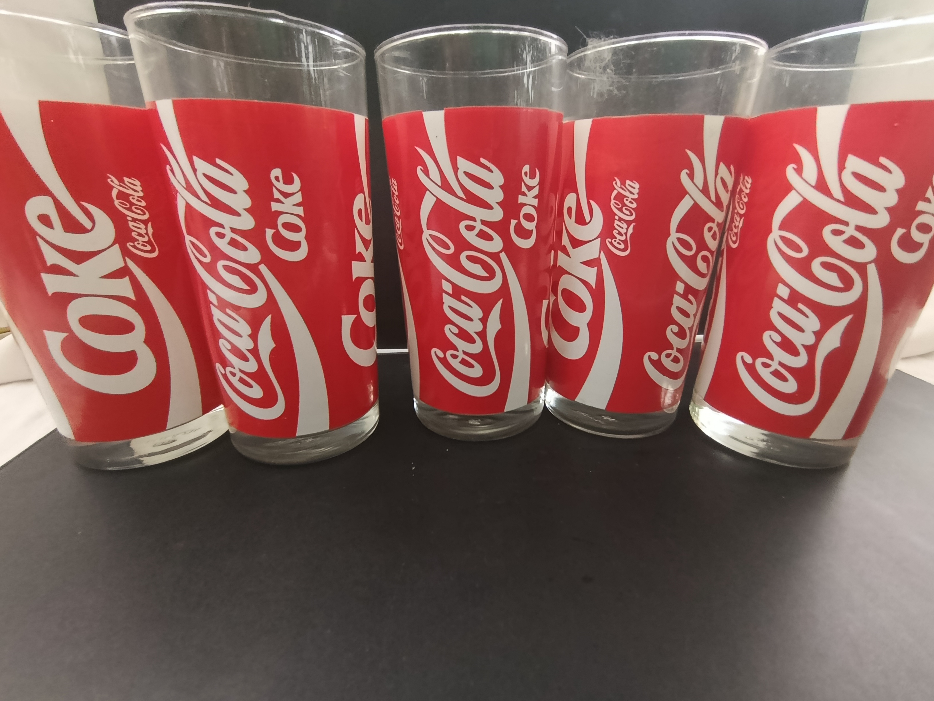 Vasos de coca cola