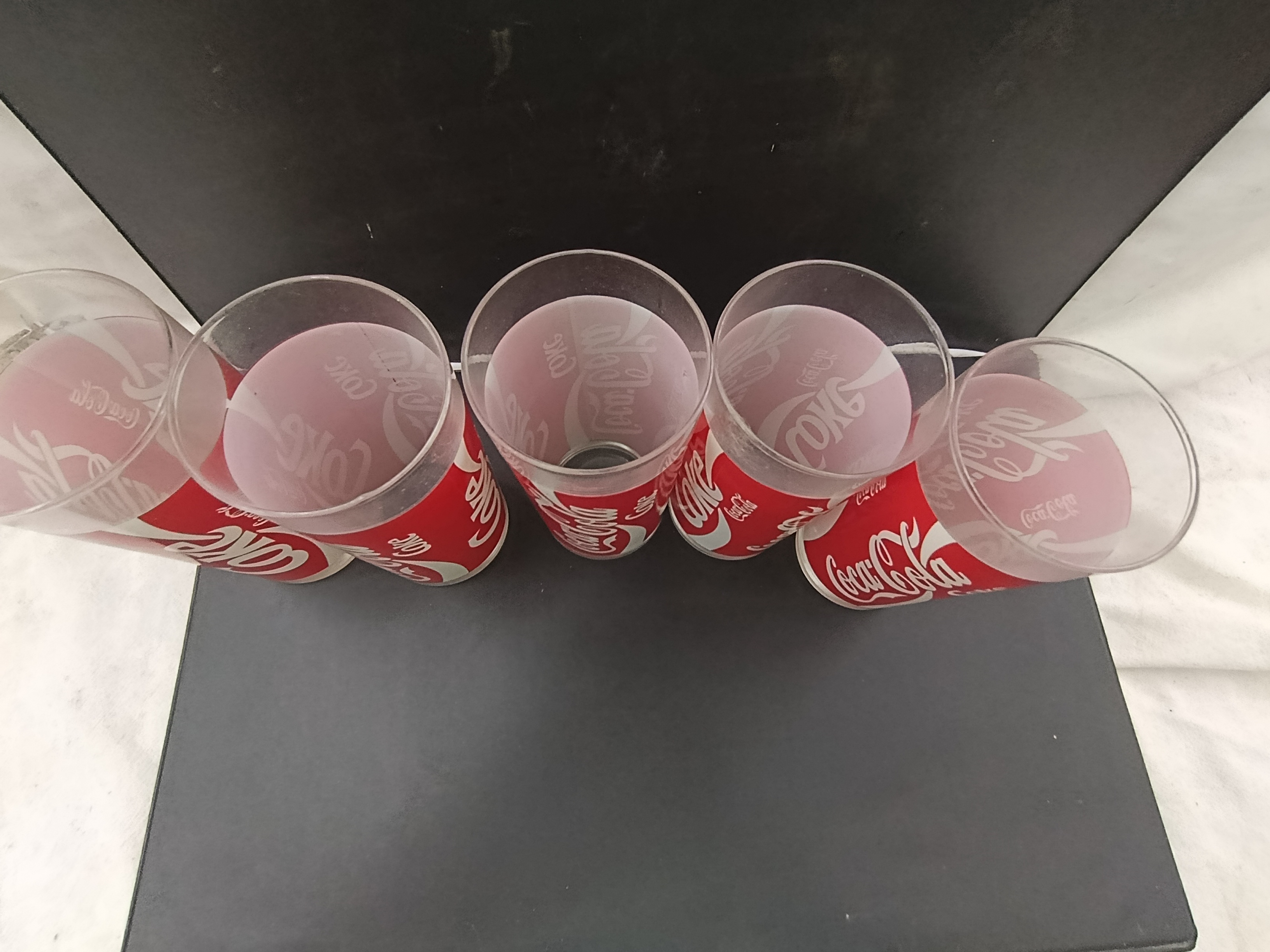 Vasos de coca cola