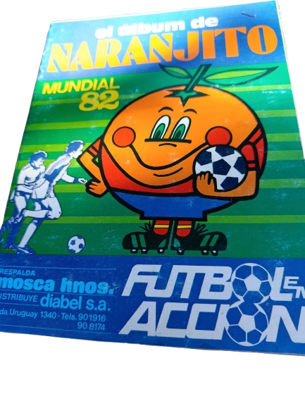 Álbum de figuritas naranjito