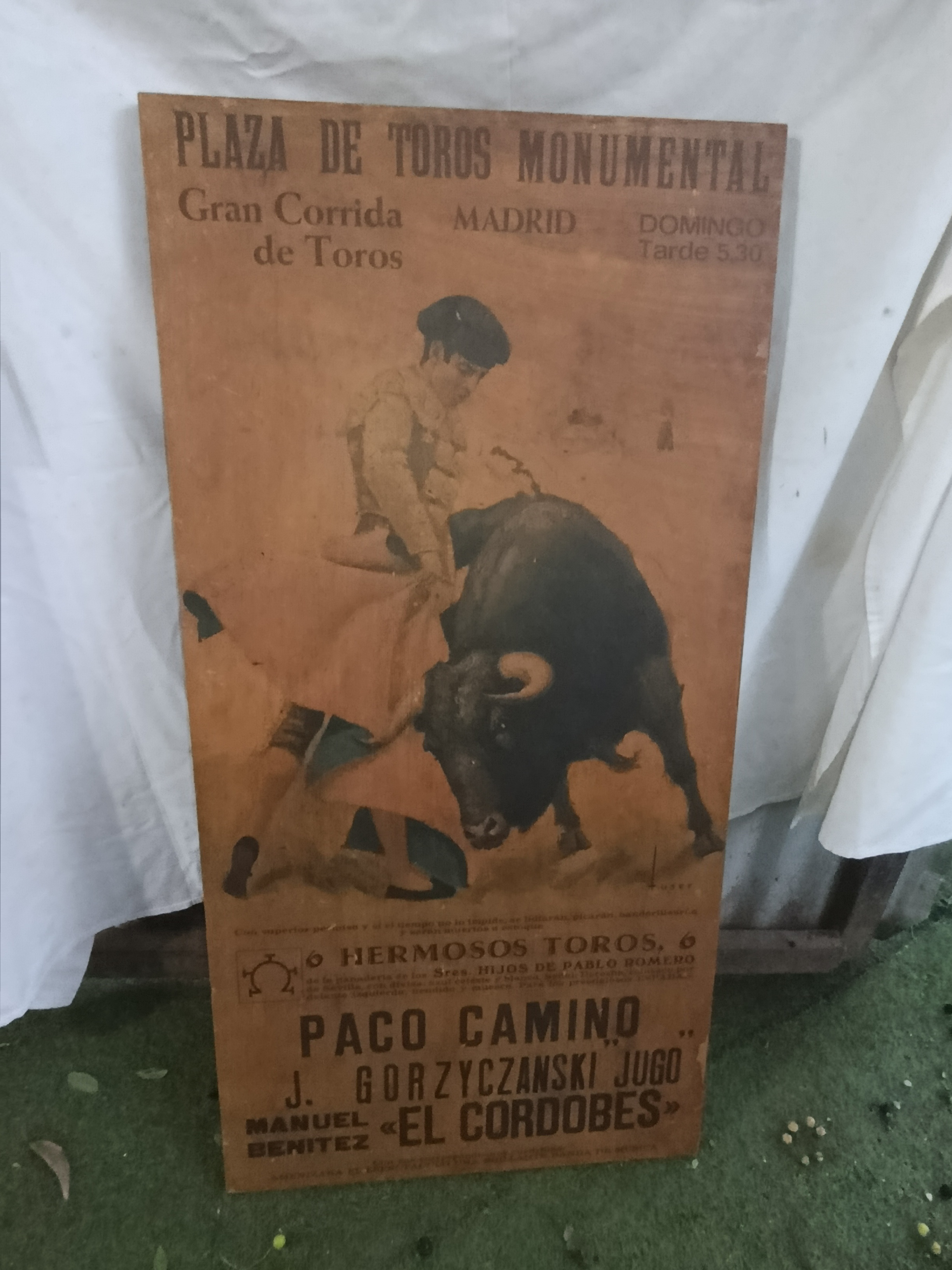Cuadro de torero