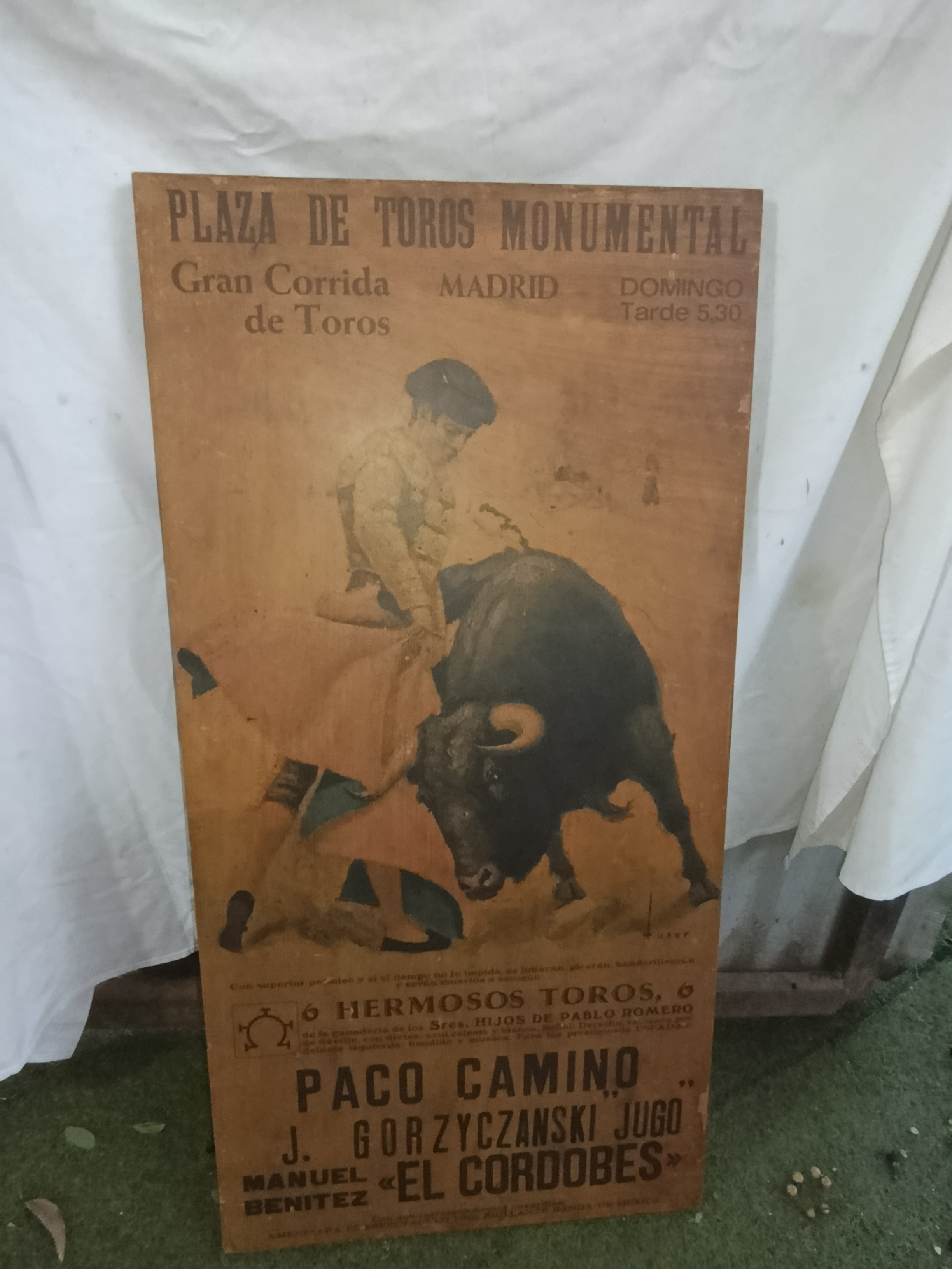Cuadro de torero
