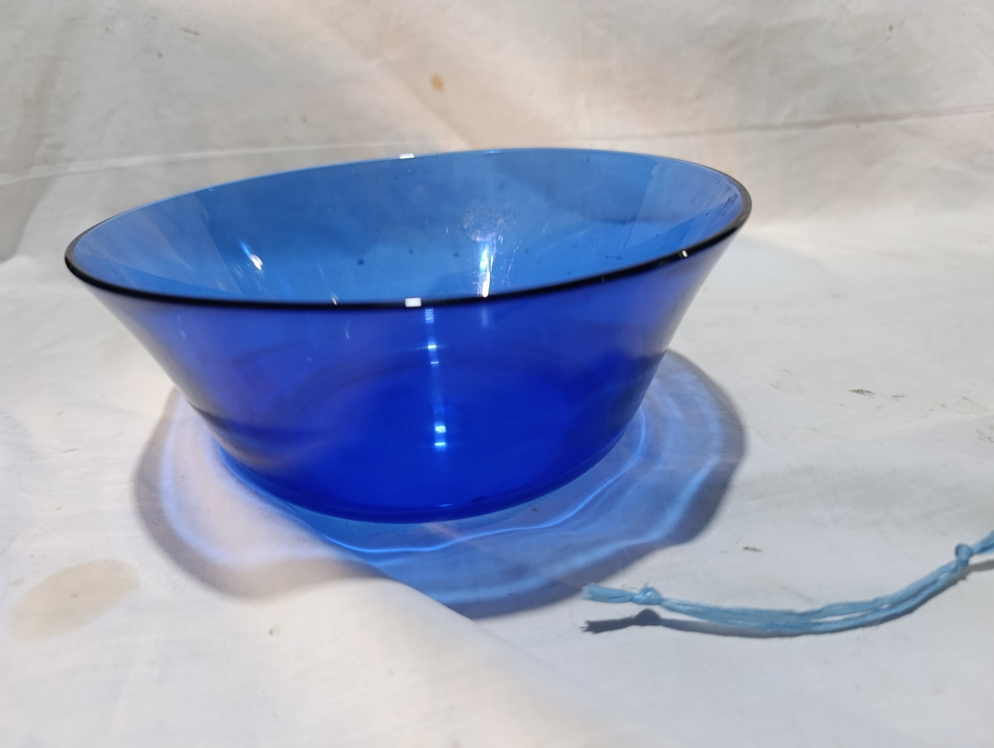 Bowls azul de vidrio